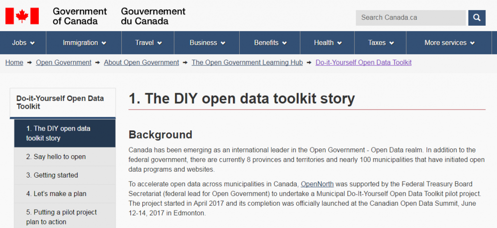 Do-it-Yourself Open Data Toolkit - Observatory of Public ...